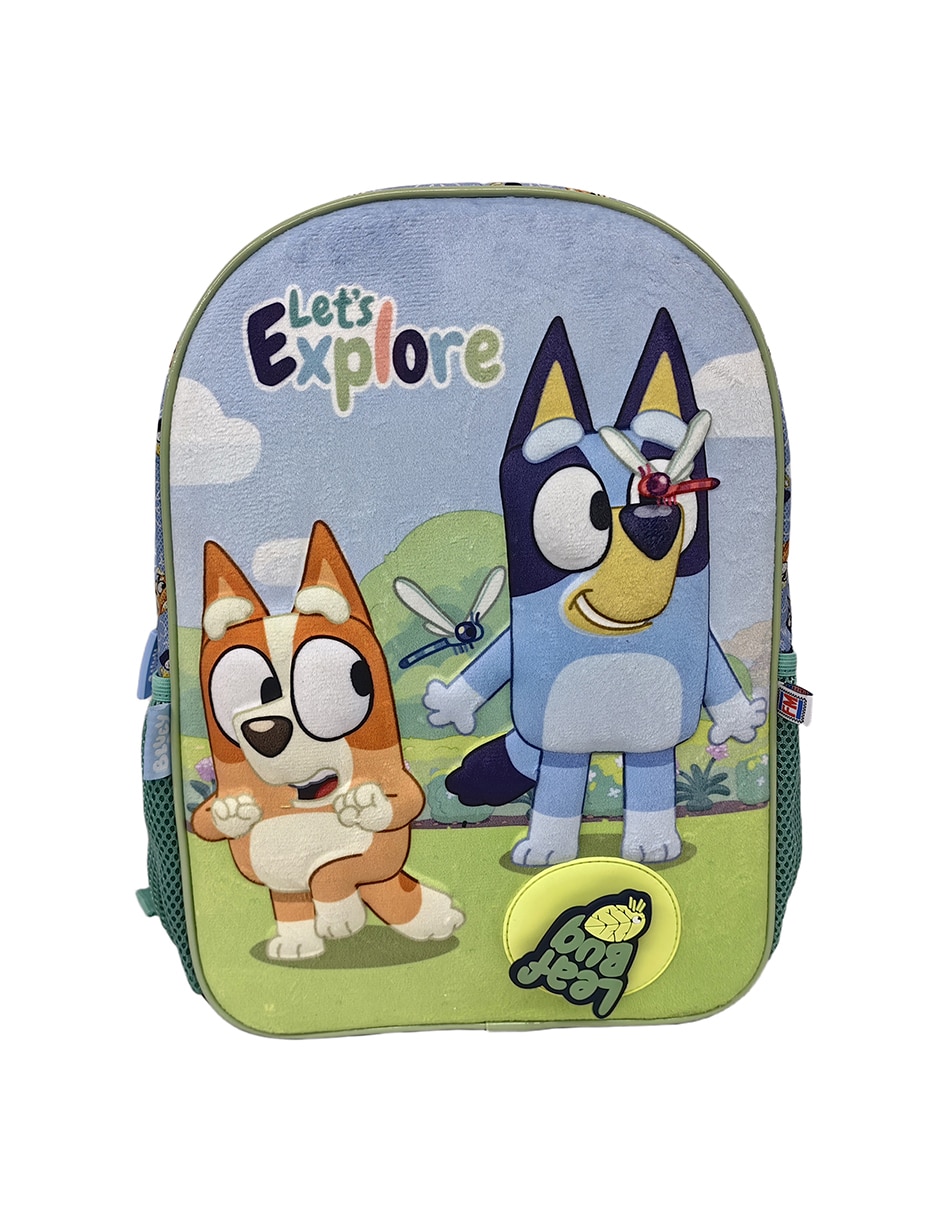 Mochila escolar Bluey y Bingo Fotorama Let's Explore unisex