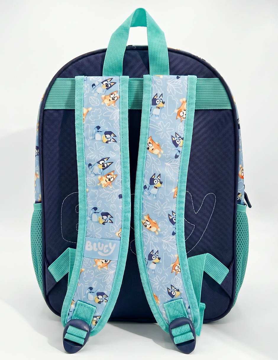 Mochila escolar Bluey y Bingo Let's Explore unisex 3