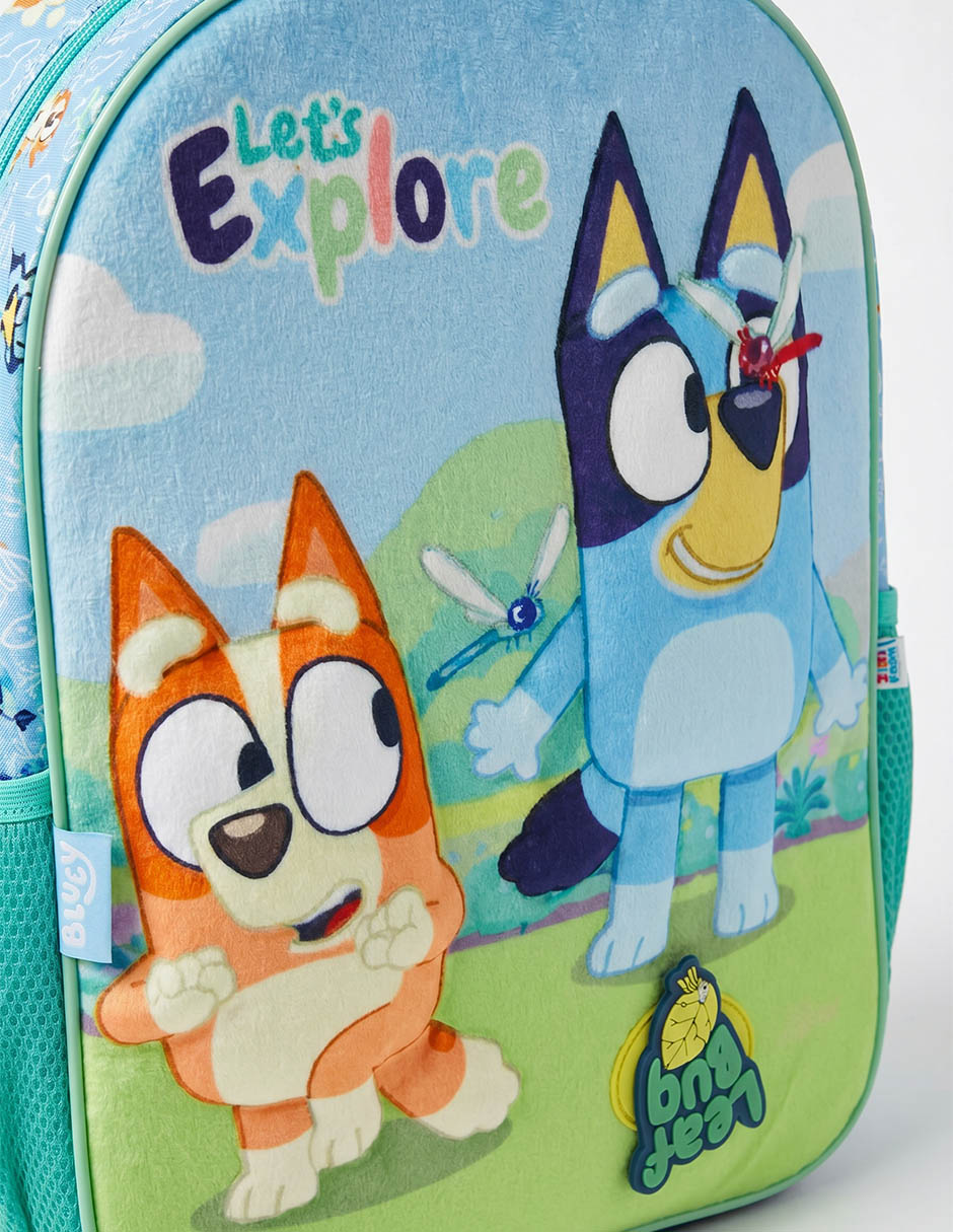 Mochila escolar Bluey y Bingo Let's Explore unisex
