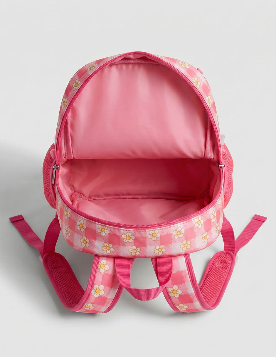 Set mochila escolar blossoms para niña