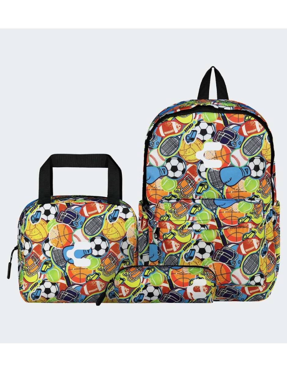 Set mochila escolar Charly para niño