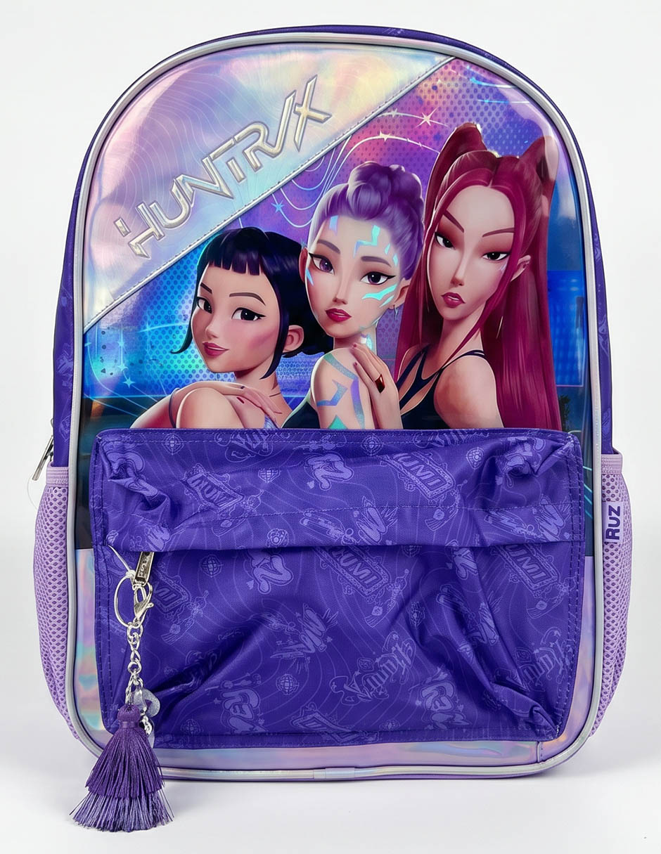 Mochila escolar netflix demon hunters para niña 1