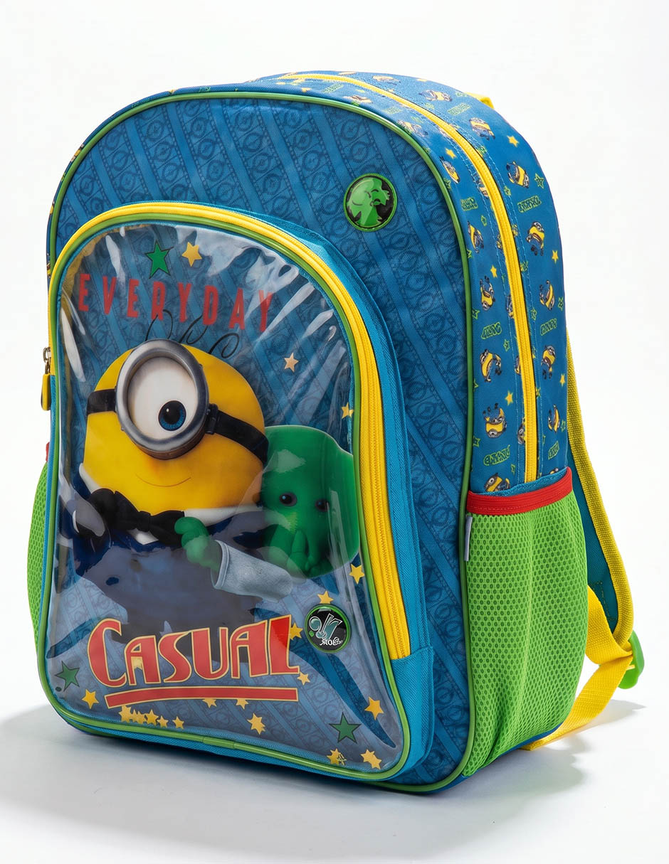 Mochila escolar Minions para niño 2