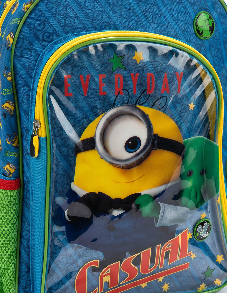 Mochila escolar Minions para niño