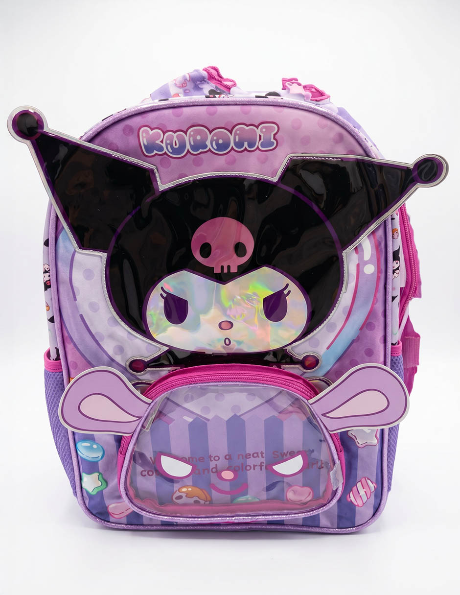Mochila escolar Kuromi para niña 1