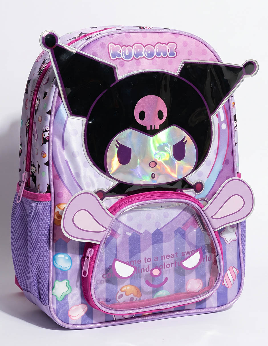 Mochila escolar Kuromi para niña 2