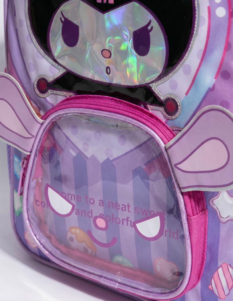 Mochila escolar Kuromi para niña
