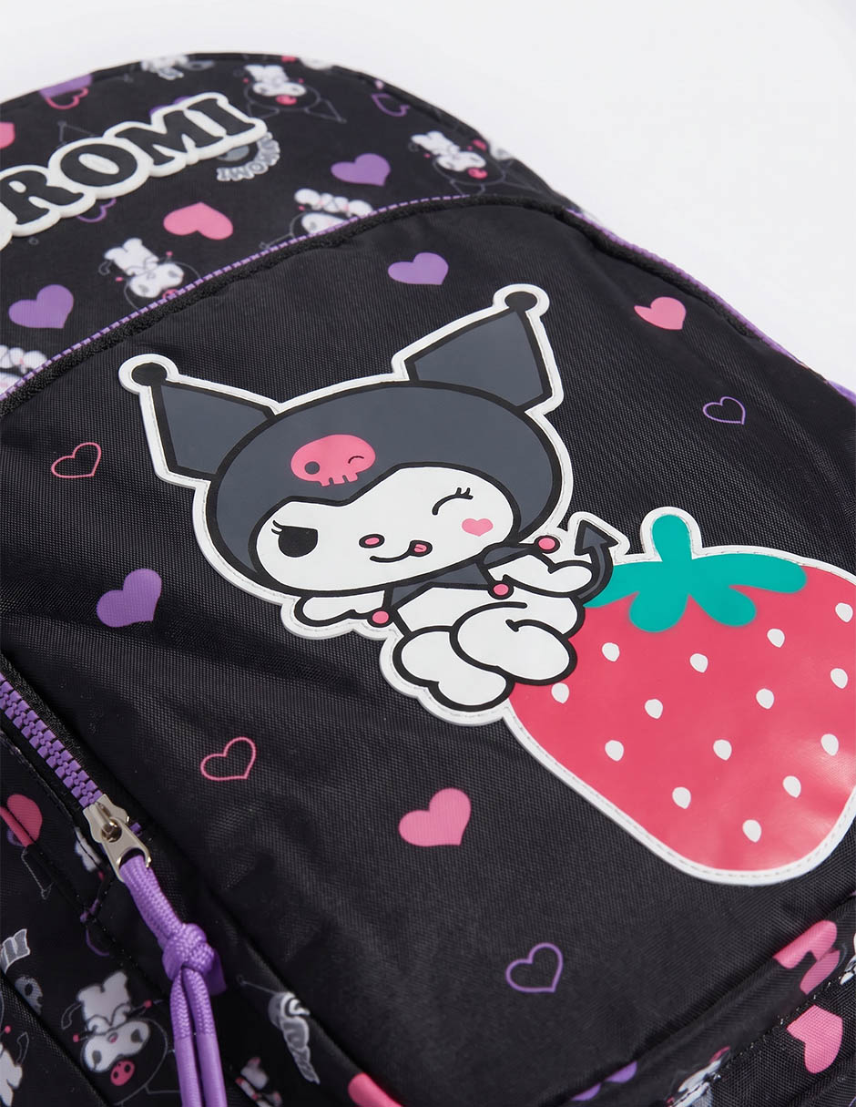 Mochila escolar Kuromi para niña 3