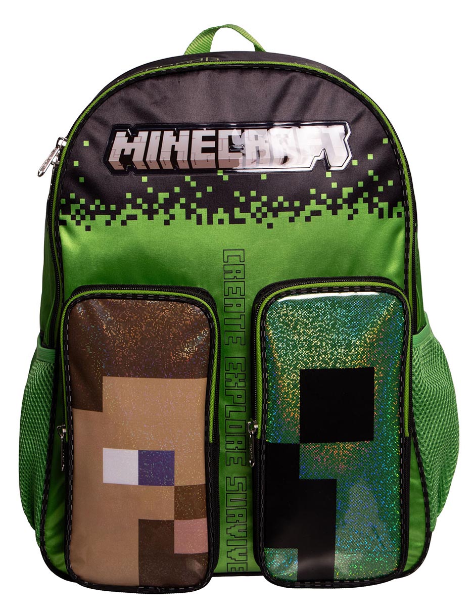 Mochila escolar Minecraft para niño 1
