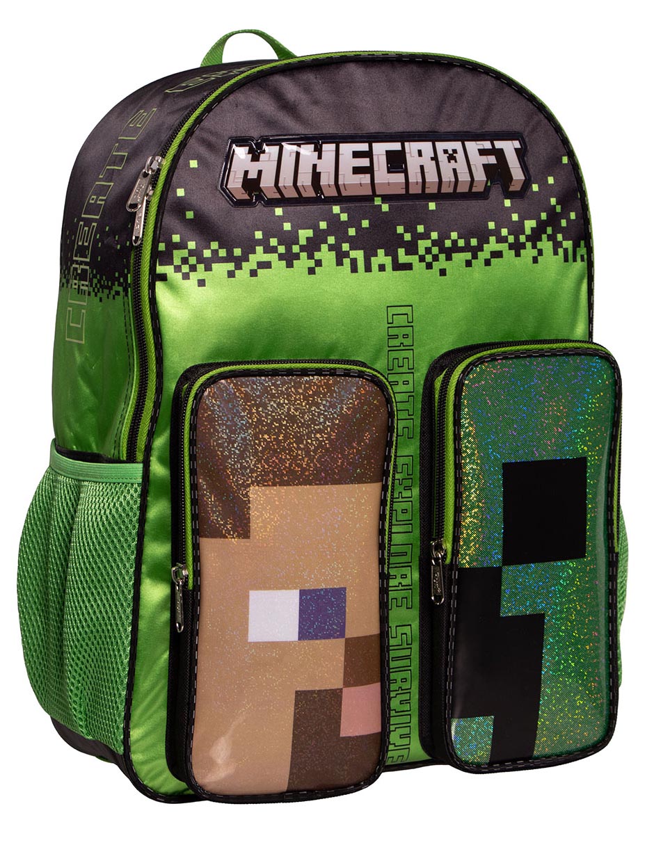 Mochila escolar Minecraft para niño 7