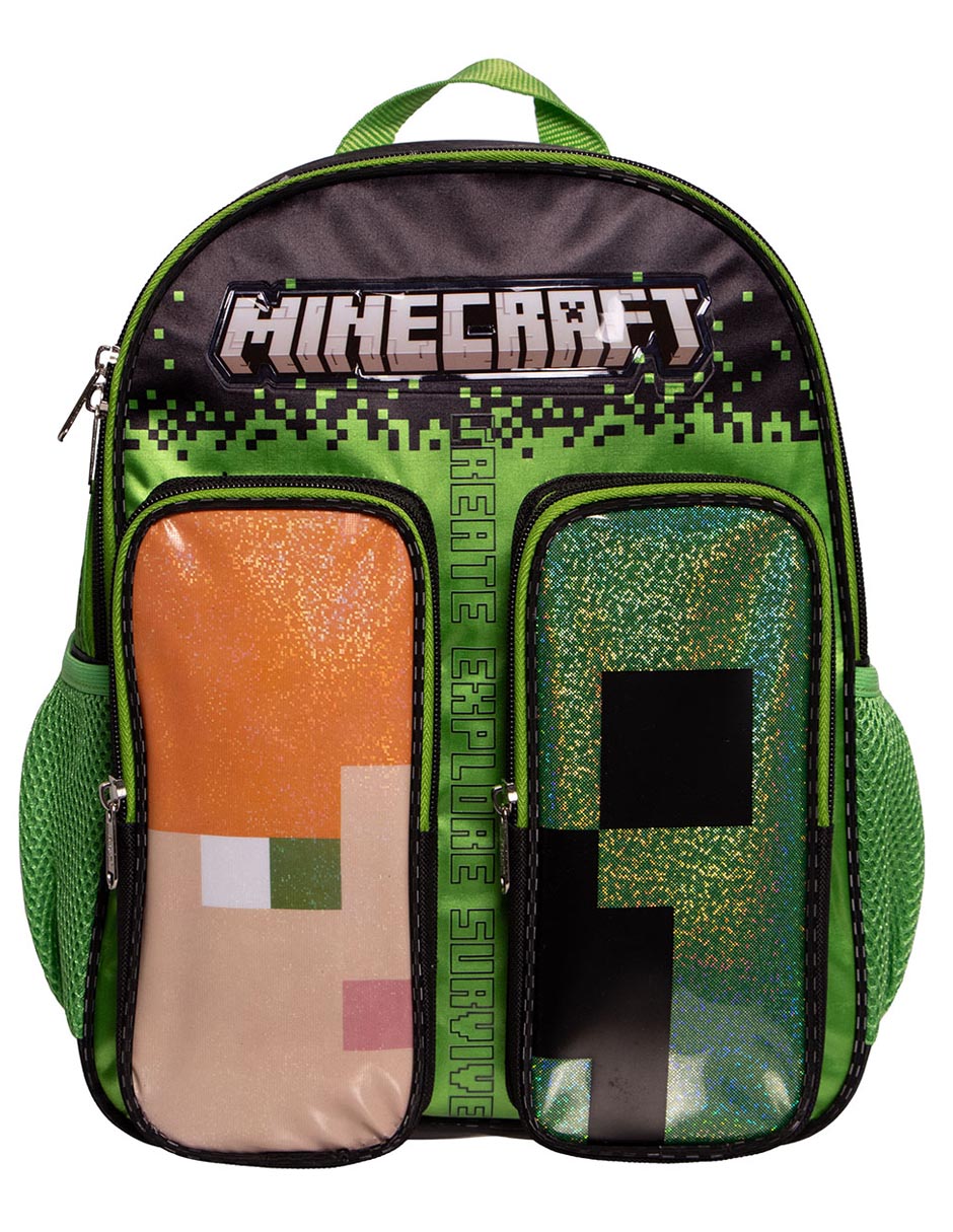 Mochila escolar Minecraft para niño 1
