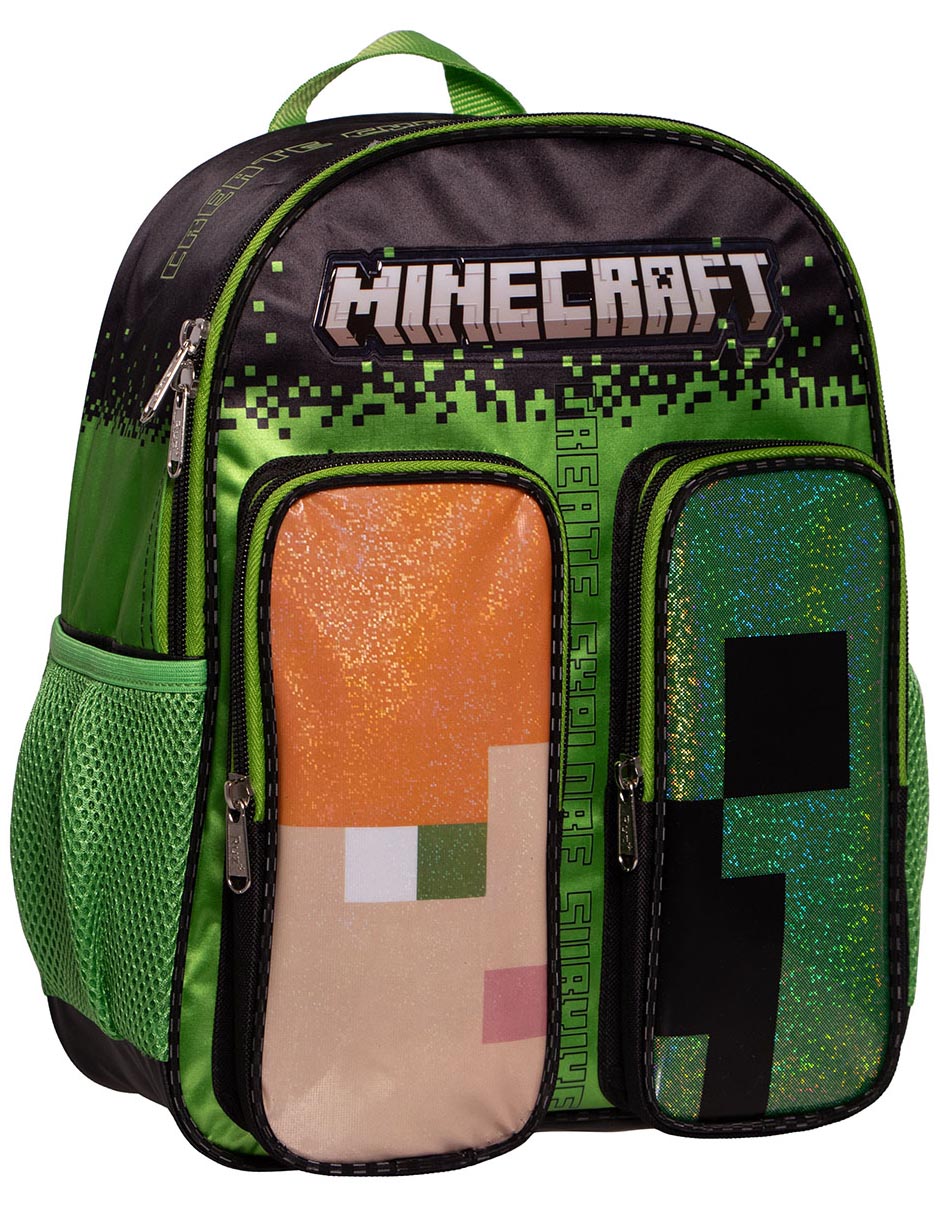 Mochila escolar Minecraft para niño 7