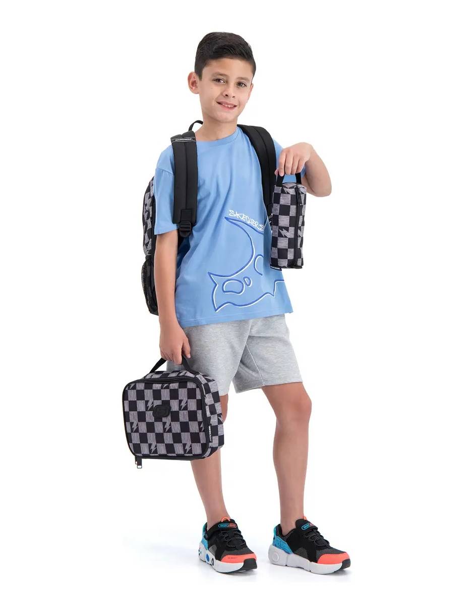 Set mochila con portalaptop Skechers para niño