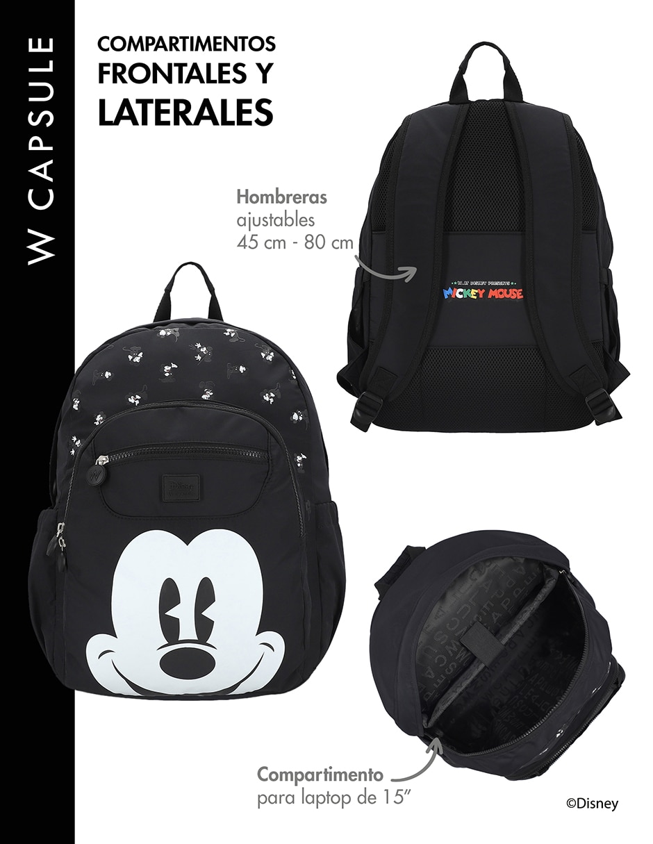 Mochila escolar Mickey Mouse para mujer 3