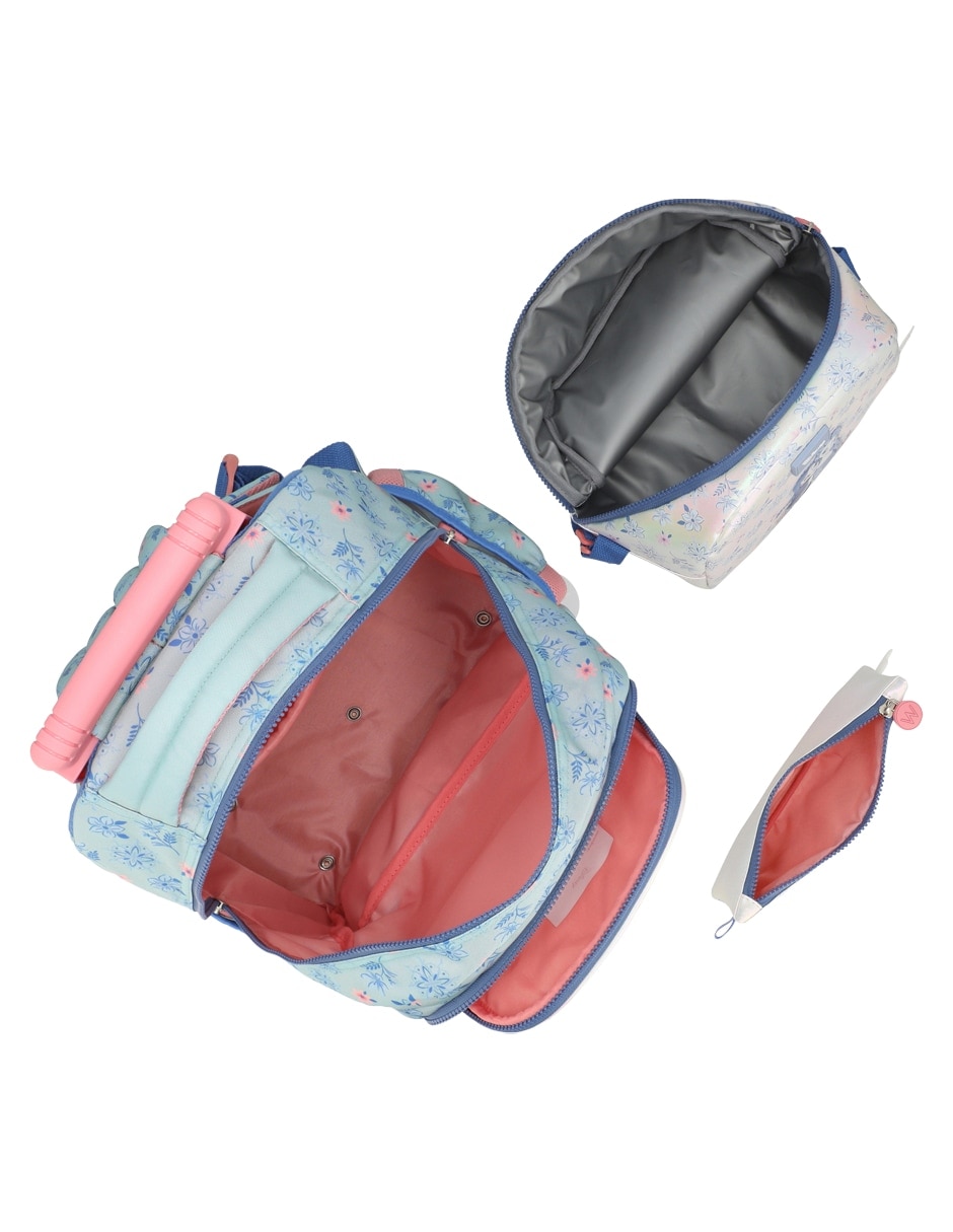 Set mochila escolar Frozen Bader para niña