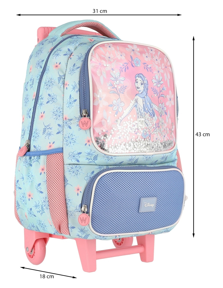 Set mochila escolar Frozen Bader para niña