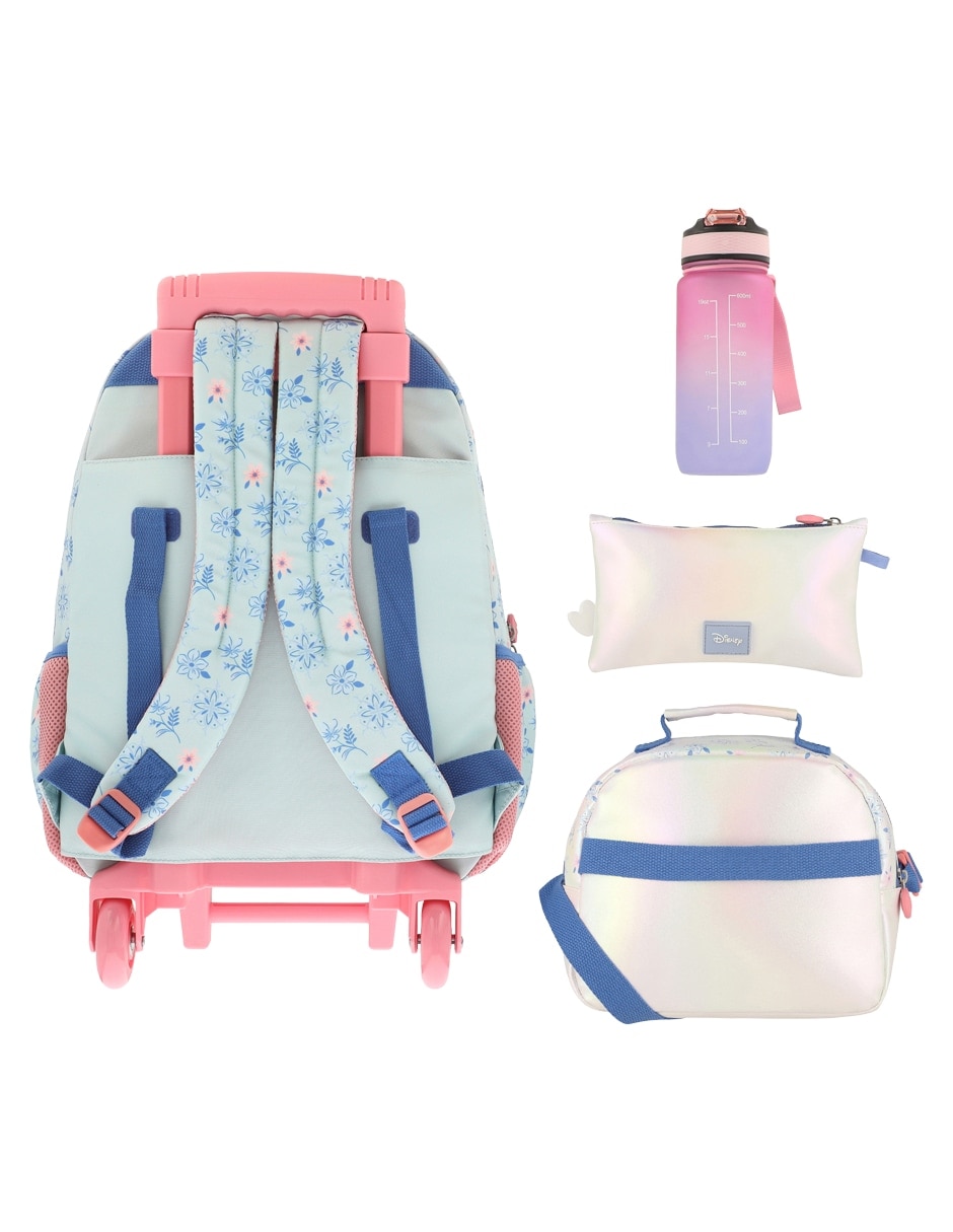 Set mochila escolar Frozen Bader para niña
