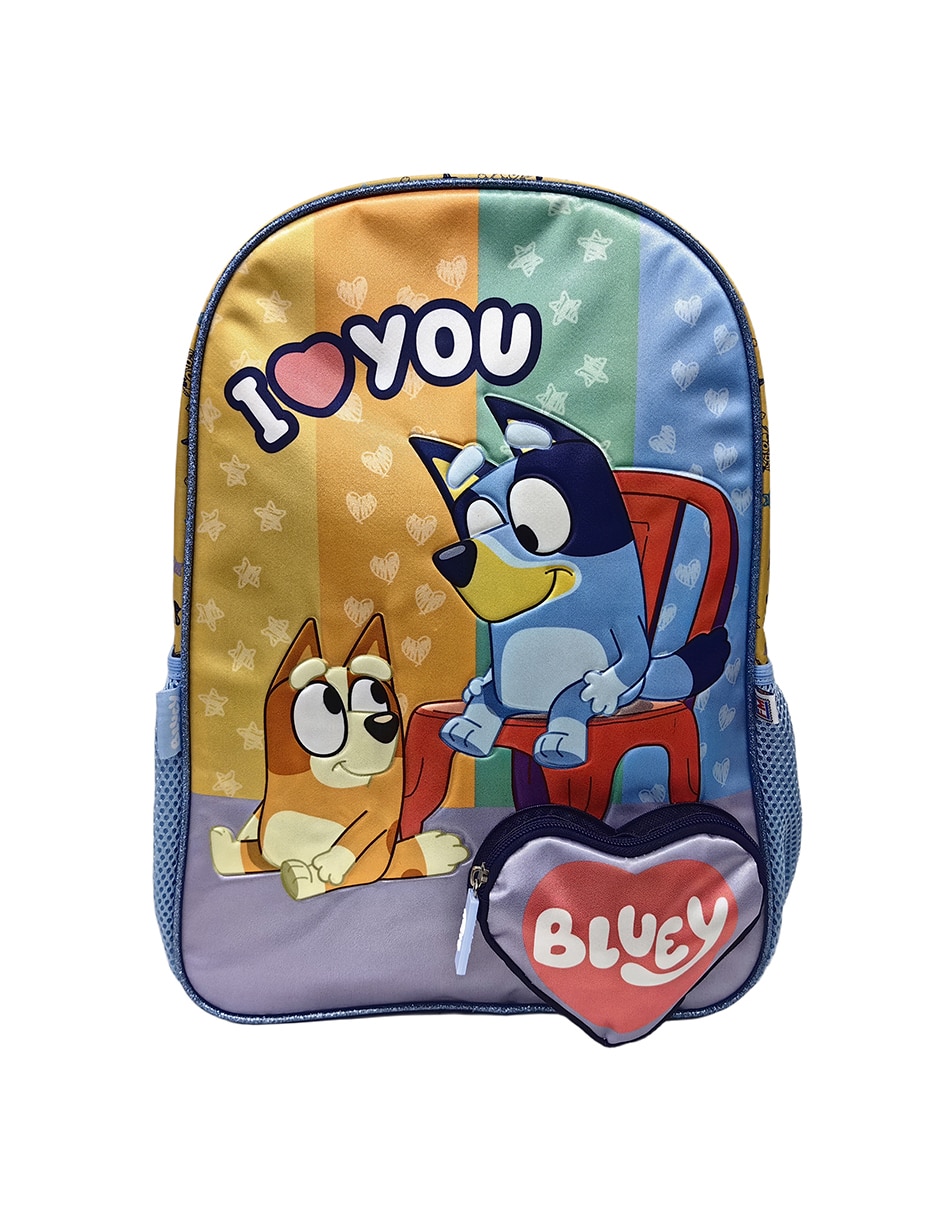 Mochila escolar Bluey y Bingo Set Love unisex 1