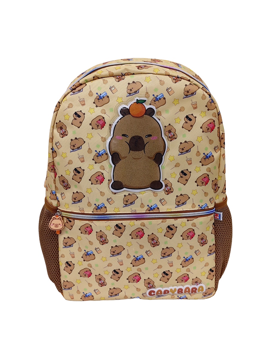 Set mochila/Mochila Infantil Capyfun (Capybara) Mochila Capybara Set Capy Notebook No para Unisex 1