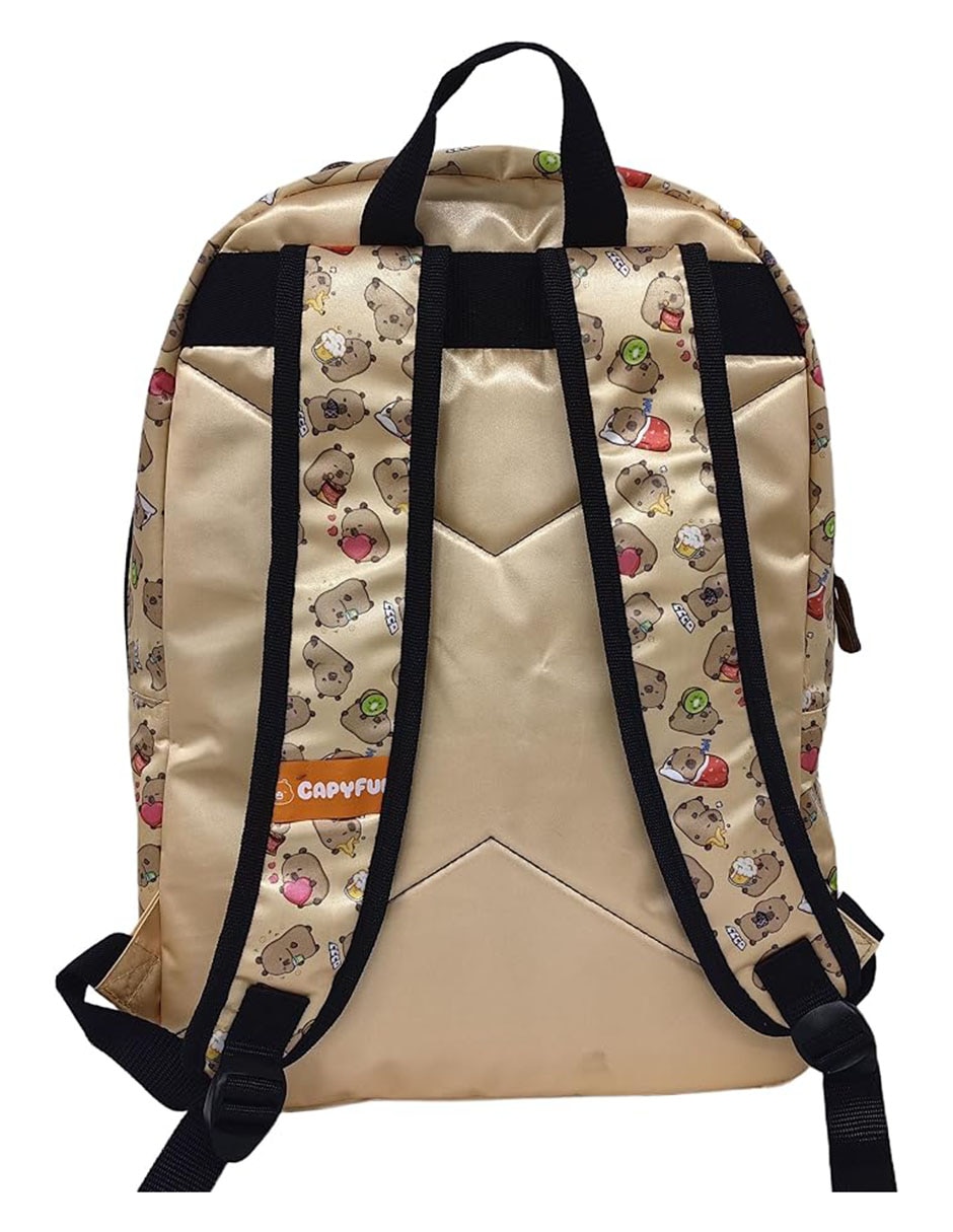 Mochila escolar Capyfun Capybara Capy Ears unisex Mochila escolar Capyfun Capybara Capy Ears unisex