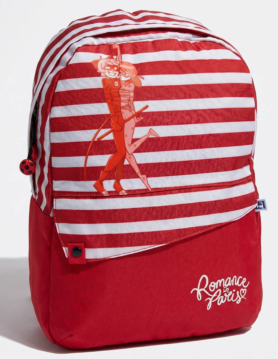 Mochila casual ladybug black bug para niña 1